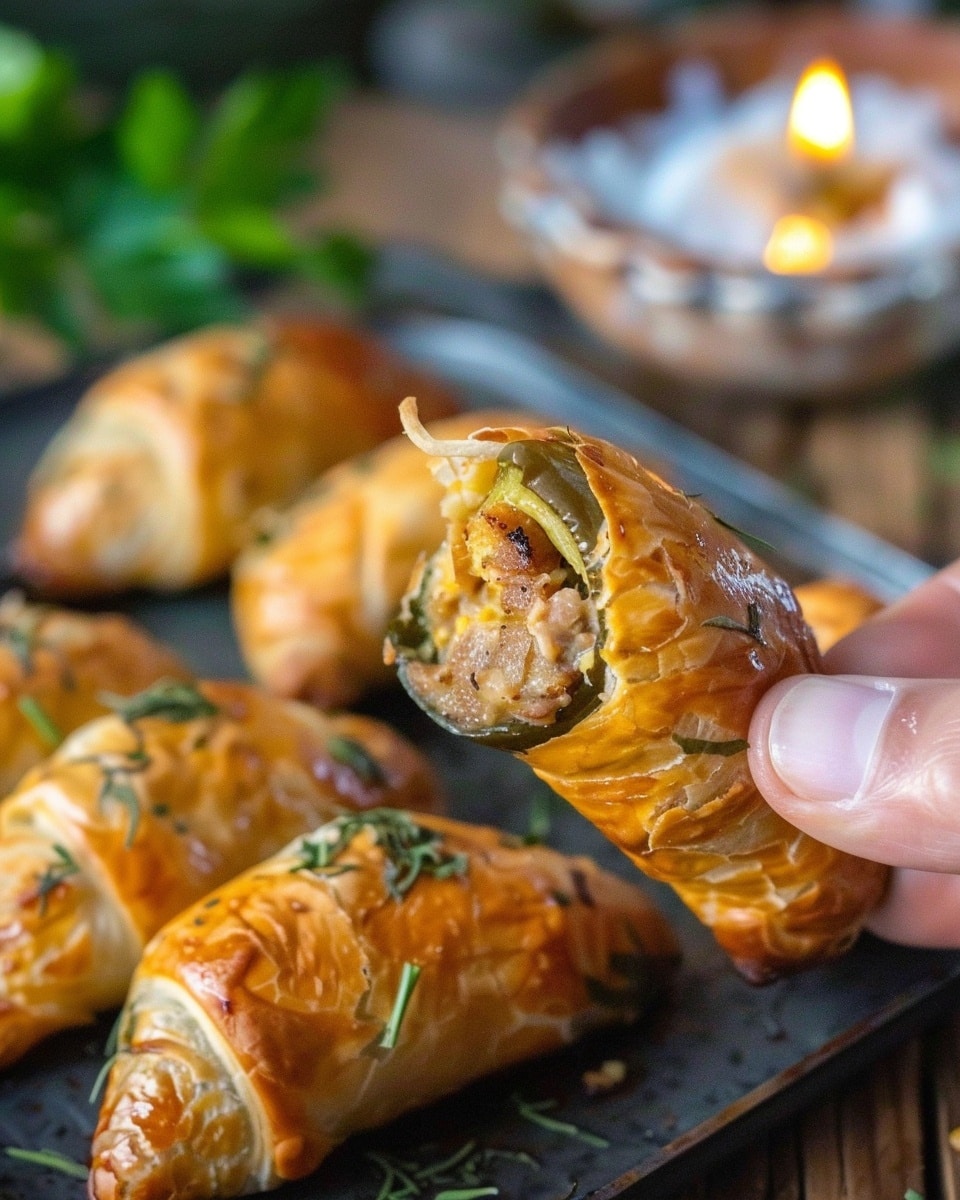 Jalapeño Popper Pigs in a Blanket Recipe