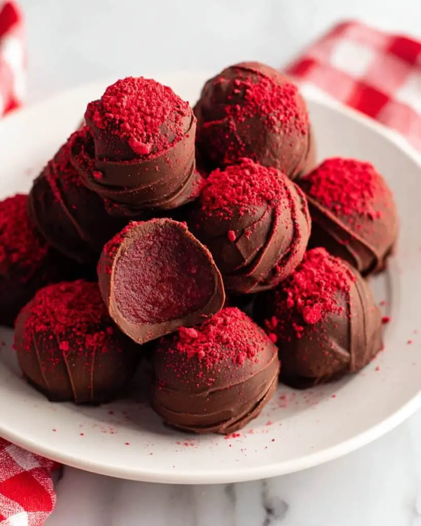 Chocolate Strawberry Truffles Recipe
