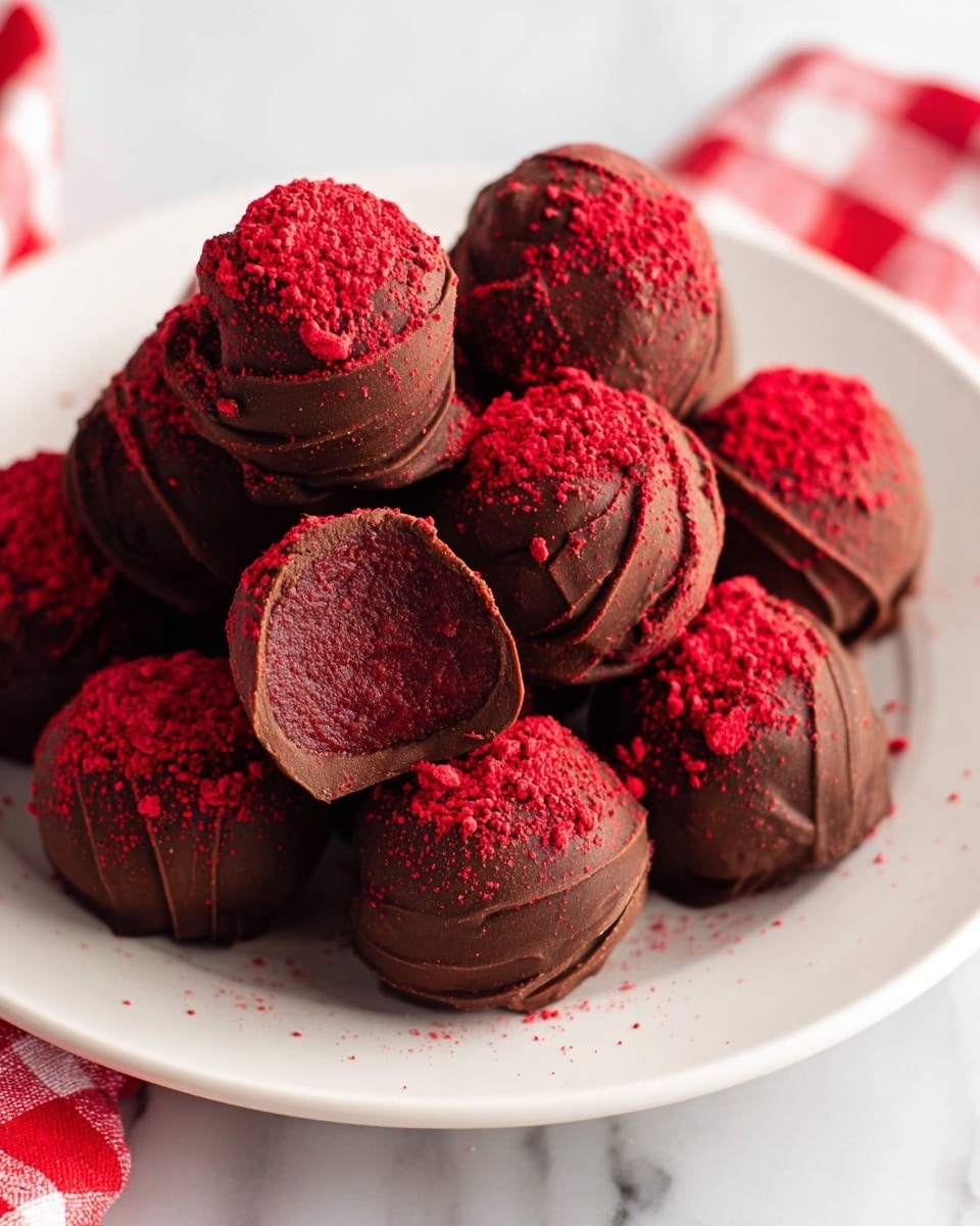 Chocolate Strawberry Truffles Recipe