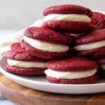 Red Velvet Whoopie Pies with Cream Cheese Frosting Recipe
