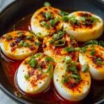 Cajun Boiled Eggs with Spicy Garlic Broth Recipe