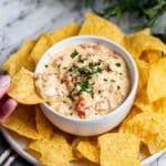 Crockpot Rotel Dip with Velveeta and Ground Beef Recipe