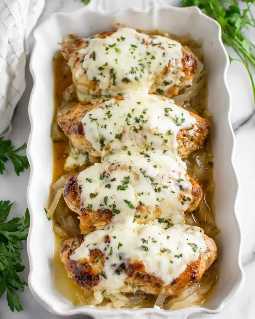 Slow Cooker French Onion Chicken Recipe