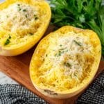 Slow Cooker Spaghetti Squash with Parmesan and Butter Recipe
