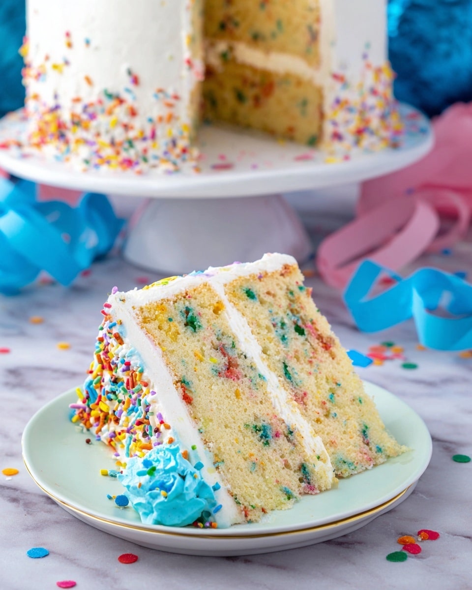 Funfetti Ice Cream Birthday Cake Recipe