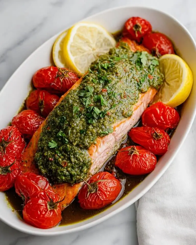 Pesto Salmon Recipe