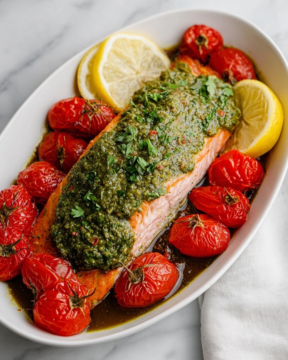Pesto Salmon Recipe