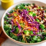 Broccoli Kale Salad with Cranberries Recipe