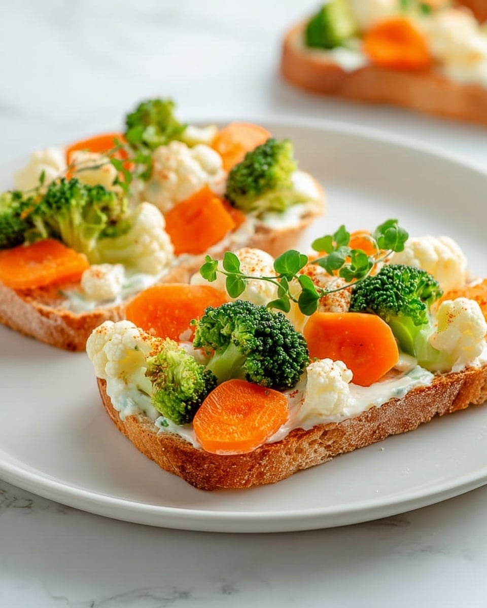 Crescent Roll Veggie Pizza with Ranch Cream Cheese Layer Recipe