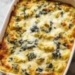 High Protein Spinach Artichoke Bake Recipe