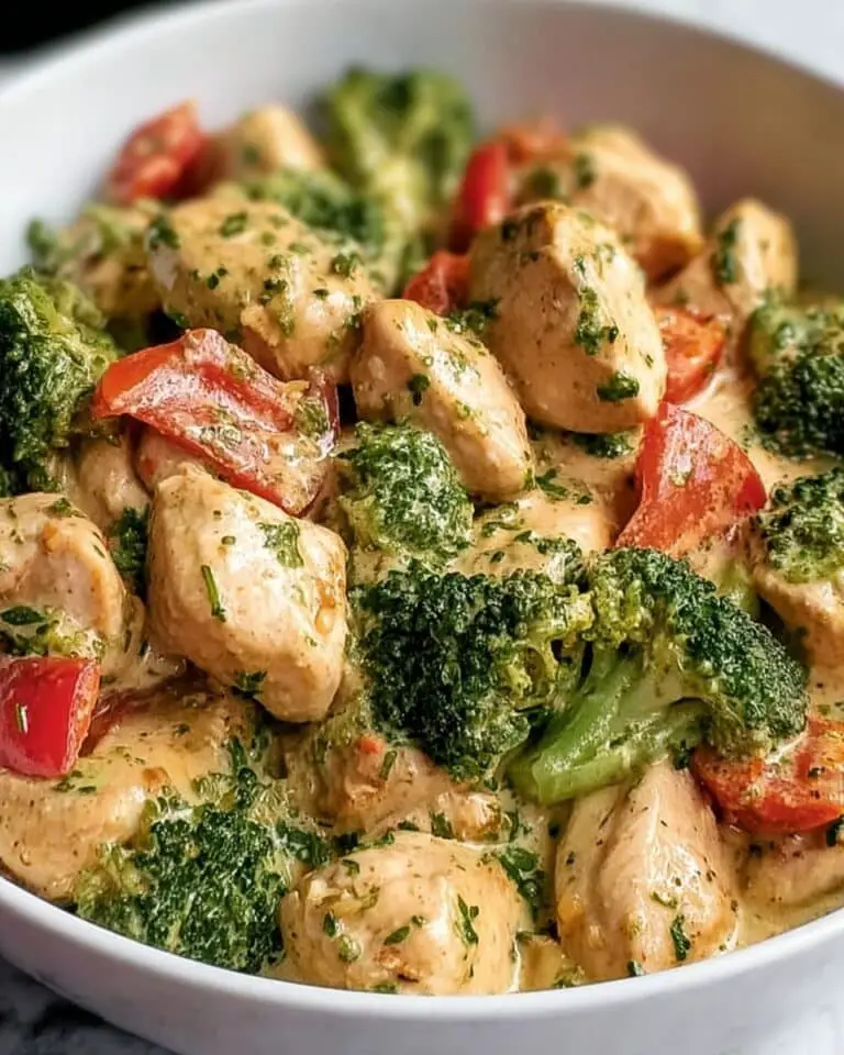 Garlic Chicken with Broccoli and Spinach Recipe