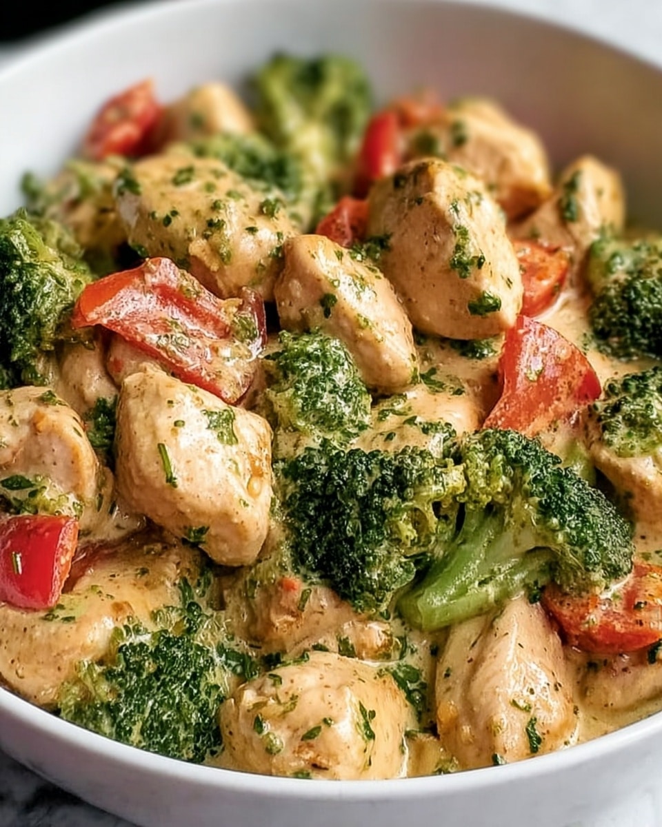Garlic Chicken with Broccoli and Spinach Recipe