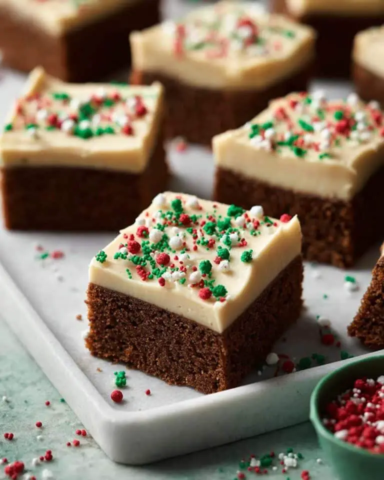 Gingerbread Cake with Cinnamon Molasses Frosting Recipe