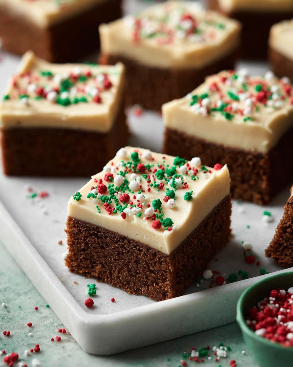 Gingerbread Cake with Cinnamon Molasses Frosting Recipe