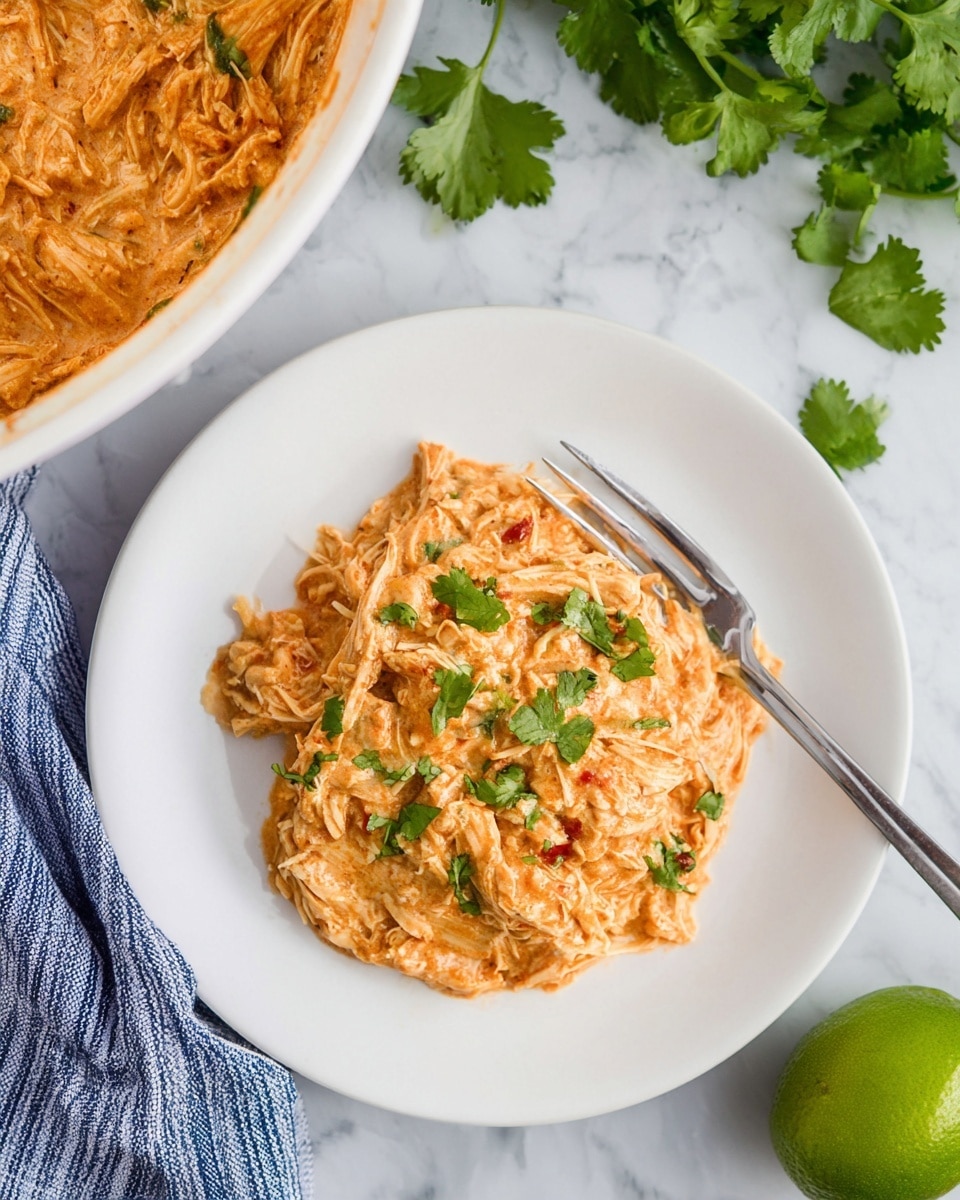 Creamy Crockpot Salsa Chicken Recipe
