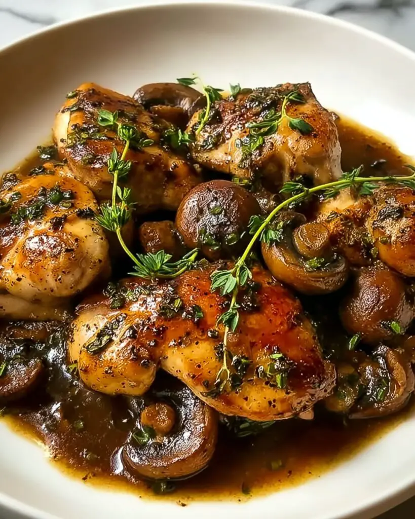 Succulent Italian Braised Chicken Marsala Recipe