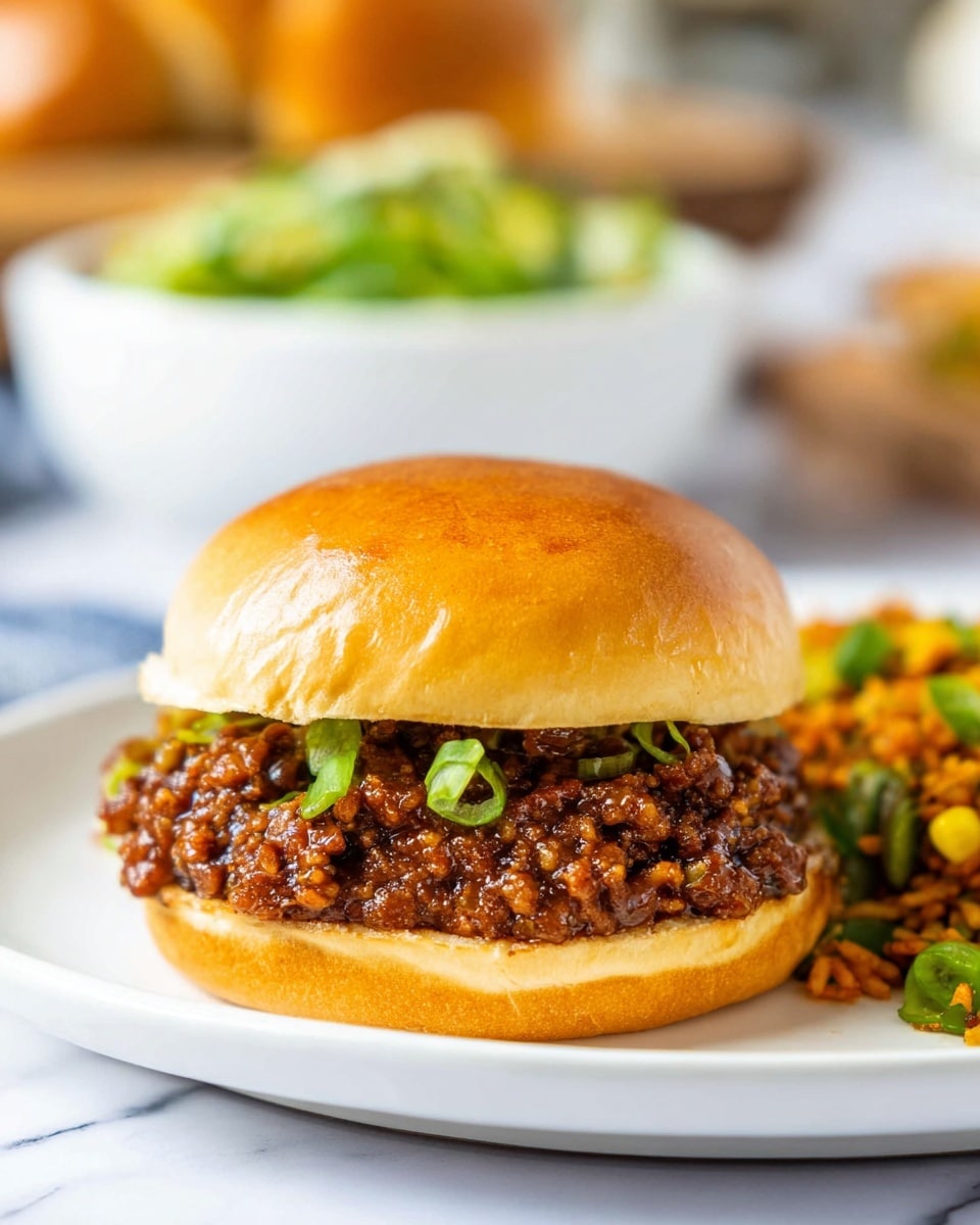Slow Cooker Korean Beef Sloppy Joes Recipe