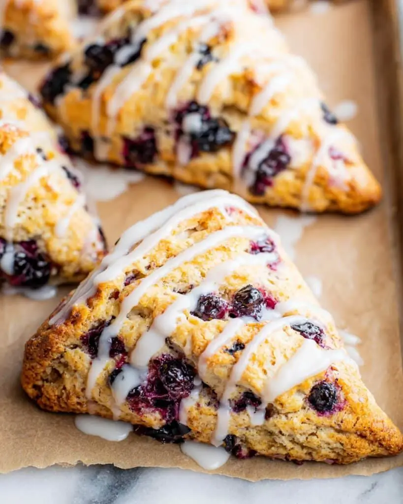Lemon Blueberry Scones Recipe
