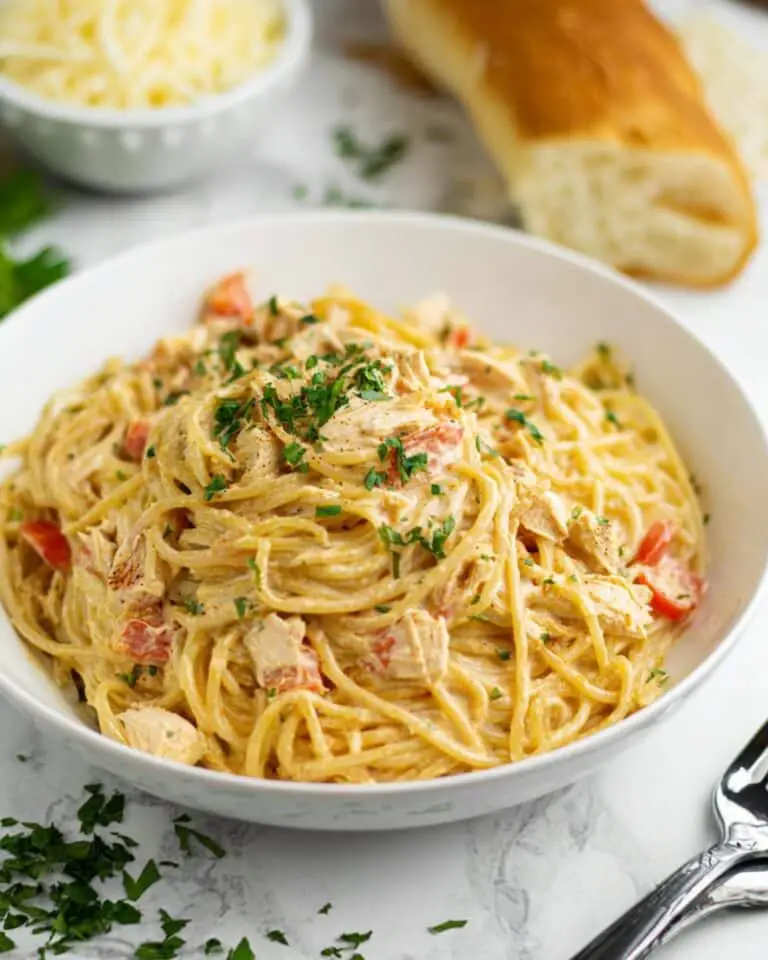 Crockpot Chicken Spaghetti Recipe