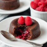 Raspberry Molten Lava Cakes (Gluten-Free, Dairy-Free, Whole Grain Options) Recipe