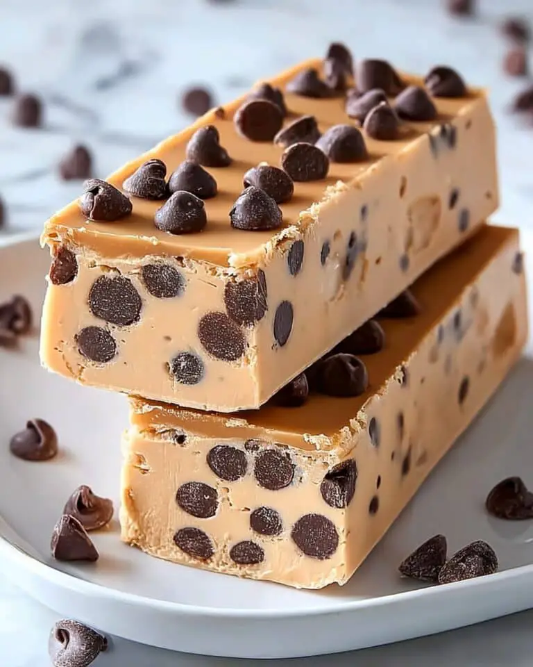 No-Bake Chocolate Chip Cookie Dough Bars Recipe