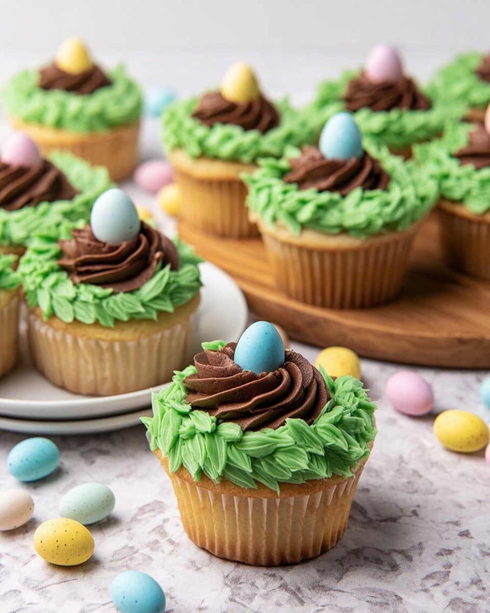 Mini Egg Nest Cupcakes Recipe