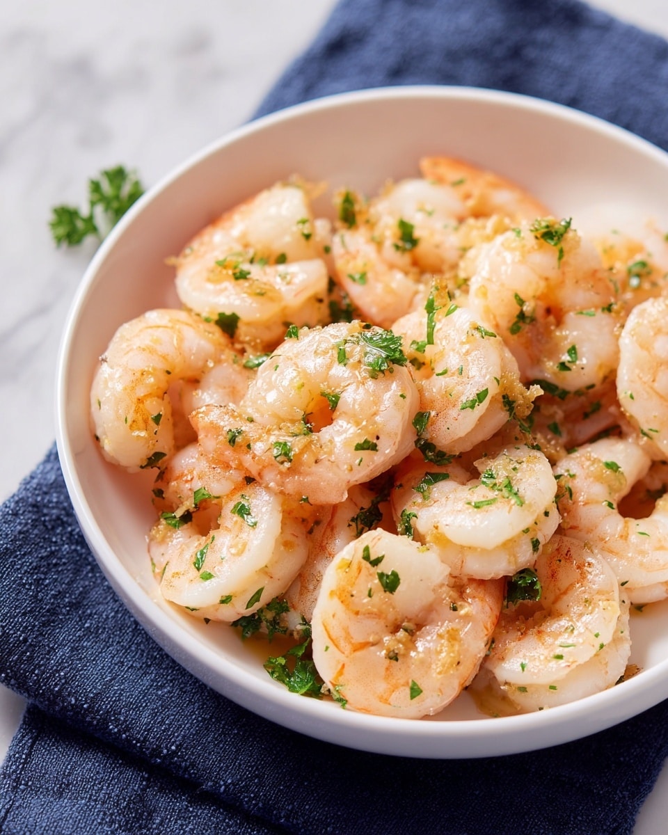 Lemon Garlic Broiled Shrimp Skewers Recipe