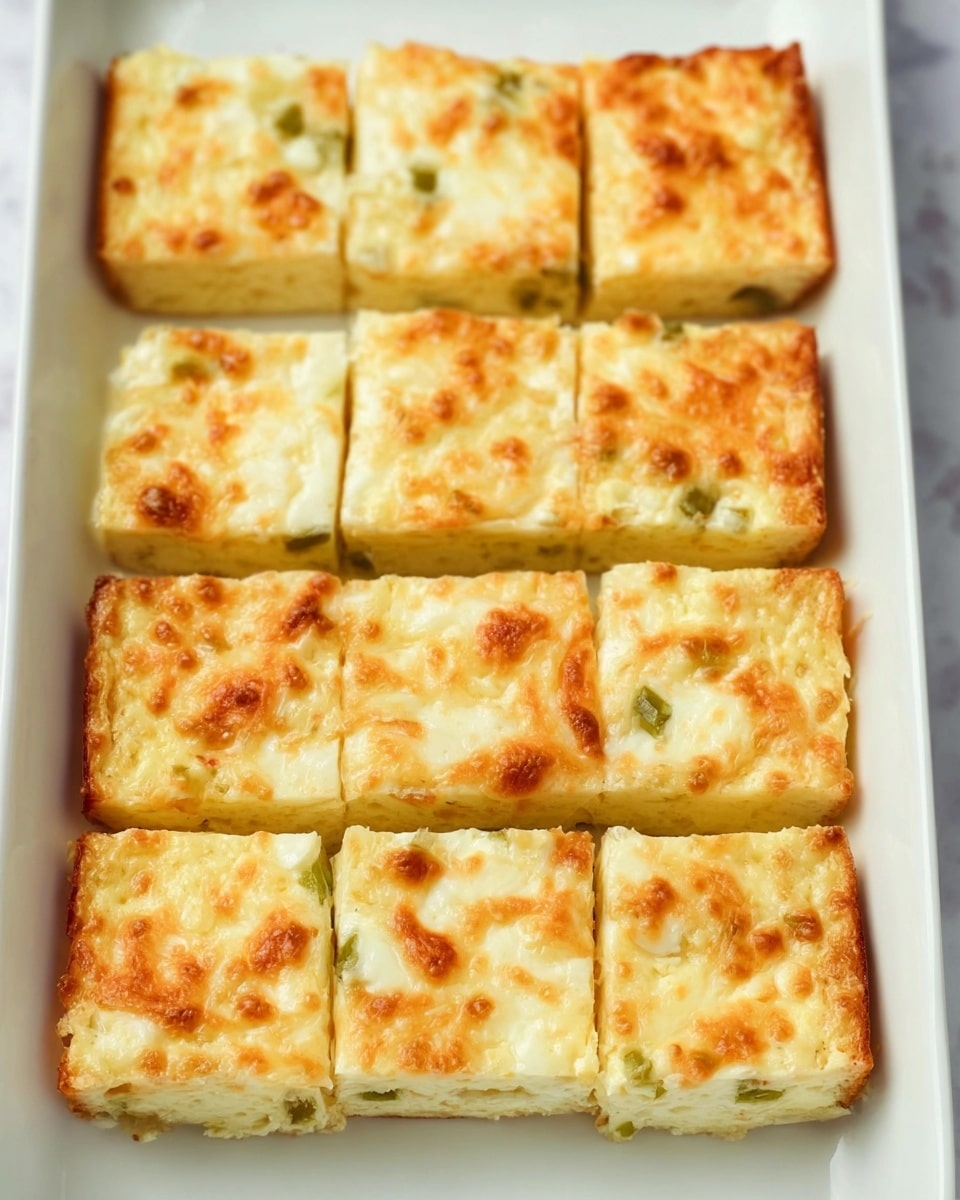 Jalapeño Cheese Squares Recipe