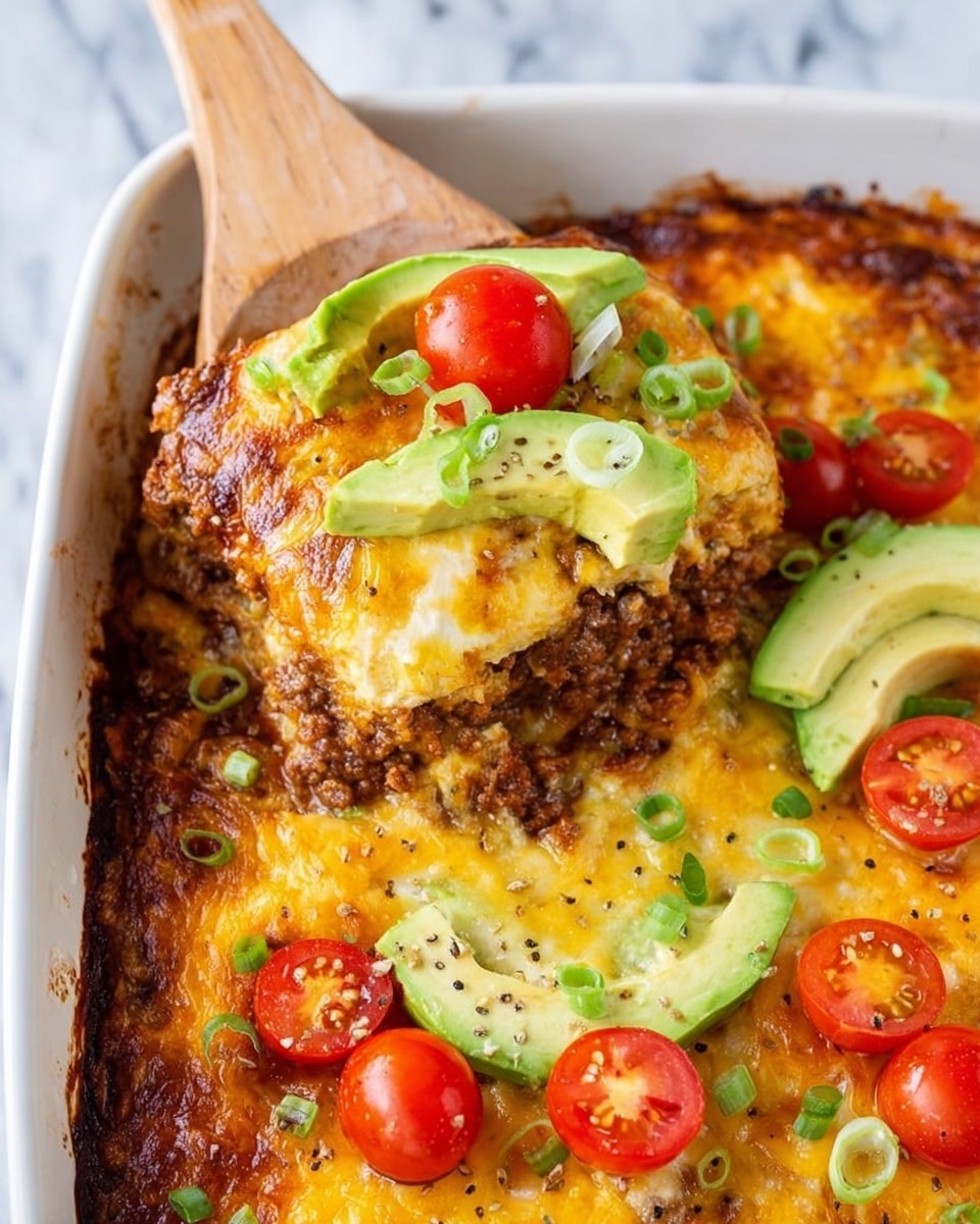 Beef Enchilada Casserole with Rice Recipe