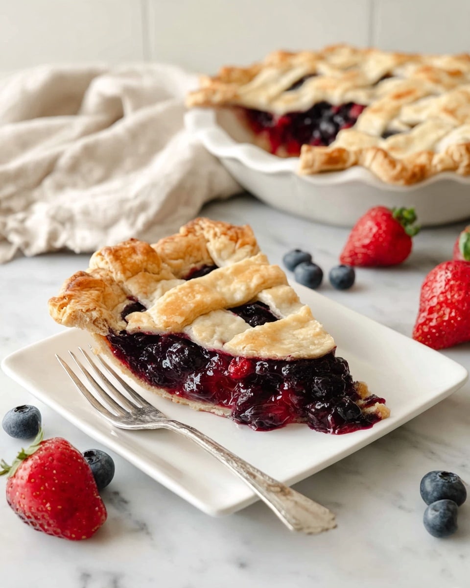 Blueberry Strawberry Pie Recipe