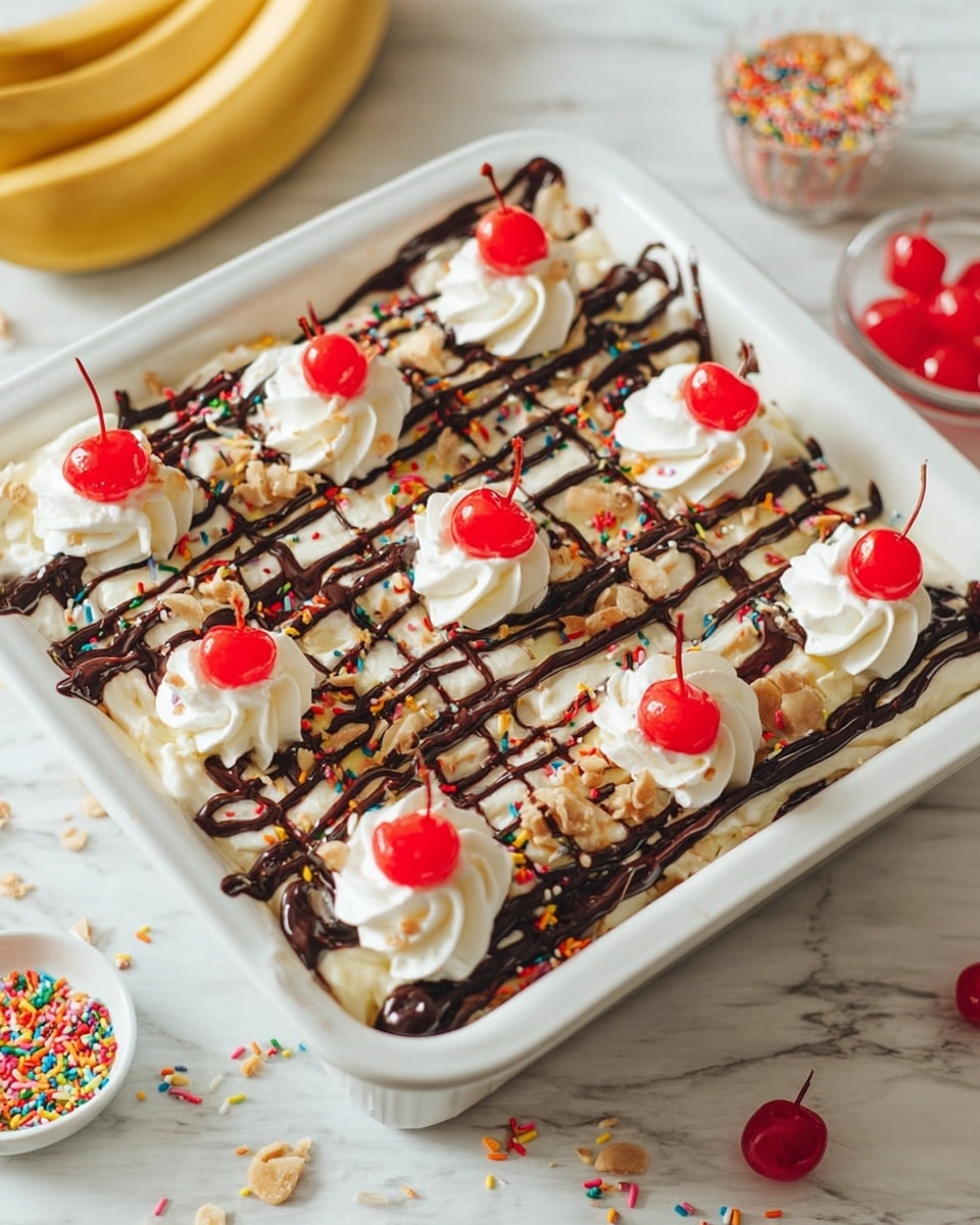 Banana Split Cake Recipe