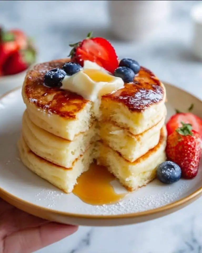 Japanese Fluffy Soufflé Pancakes Recipe