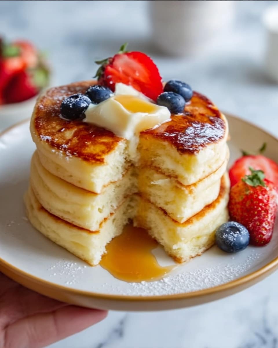 Japanese Fluffy Soufflé Pancakes Recipe