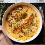 Keto Creamy Chicken and Mushroom Casserole Recipe