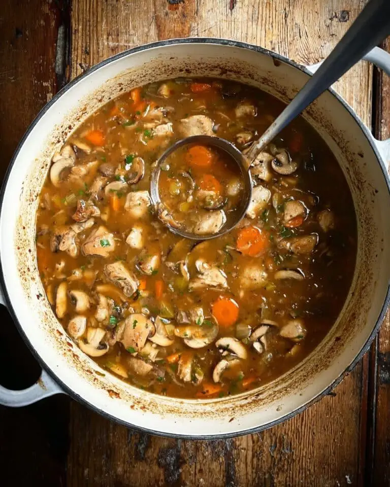 Hearty Chicken Mushroom Stew Recipe
