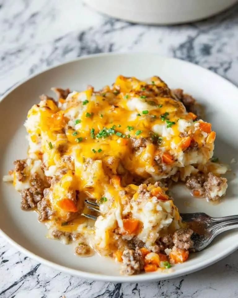 Ground Beef Casserole with Cauliflower Rice Recipe