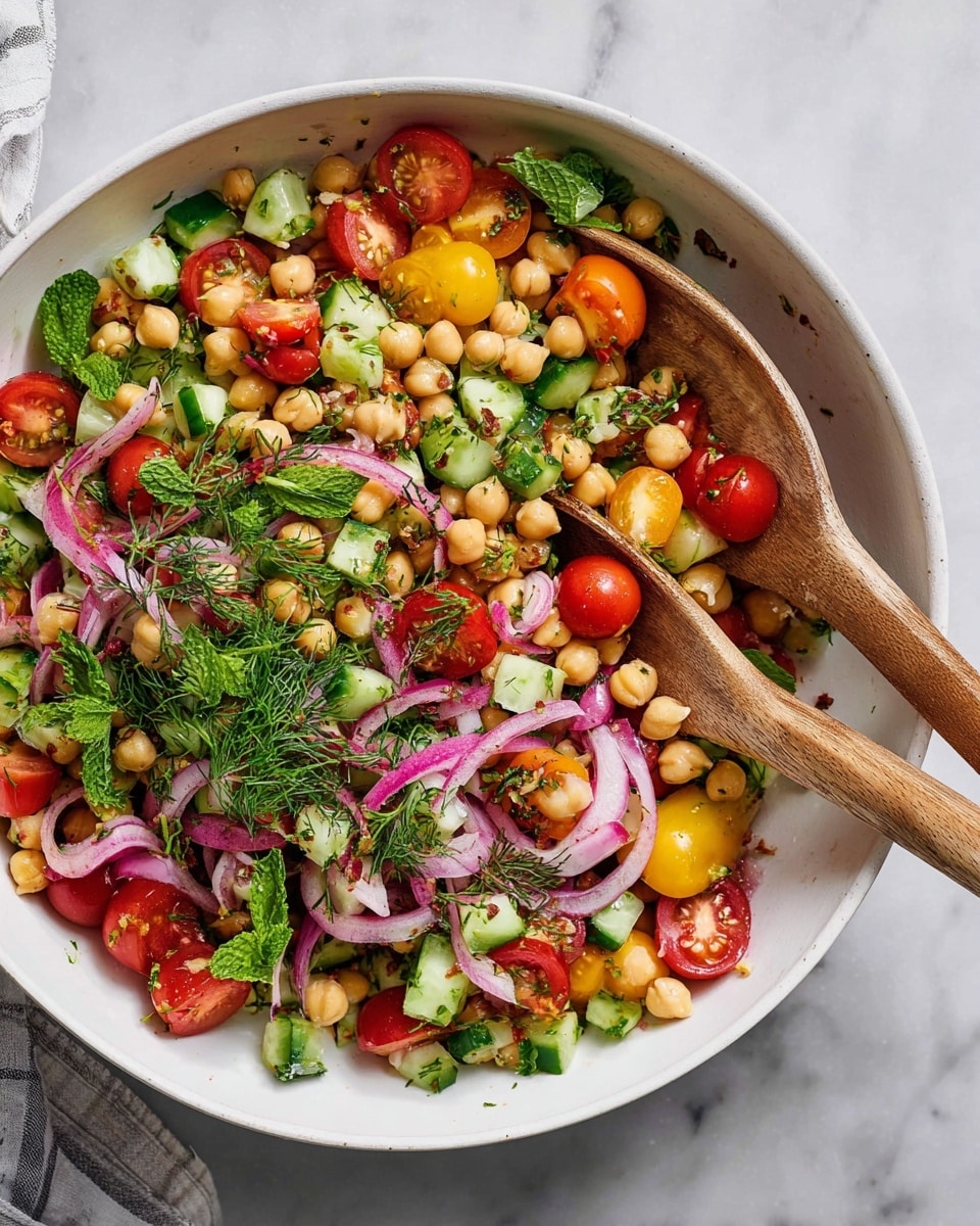 Sunshine Chickpea and Herb Salad Recipe