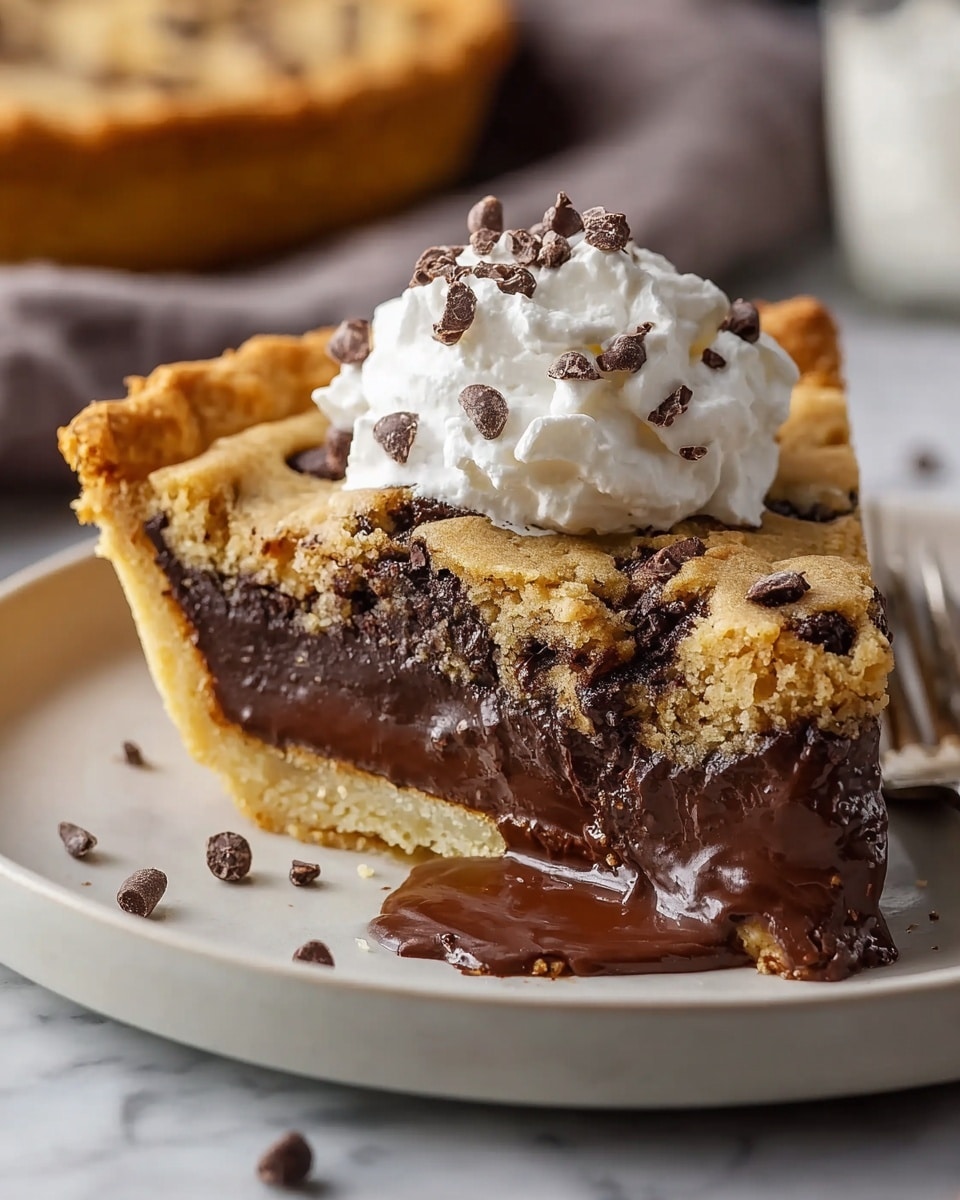 Easy Chocolate Chip Cookie Pie Recipe