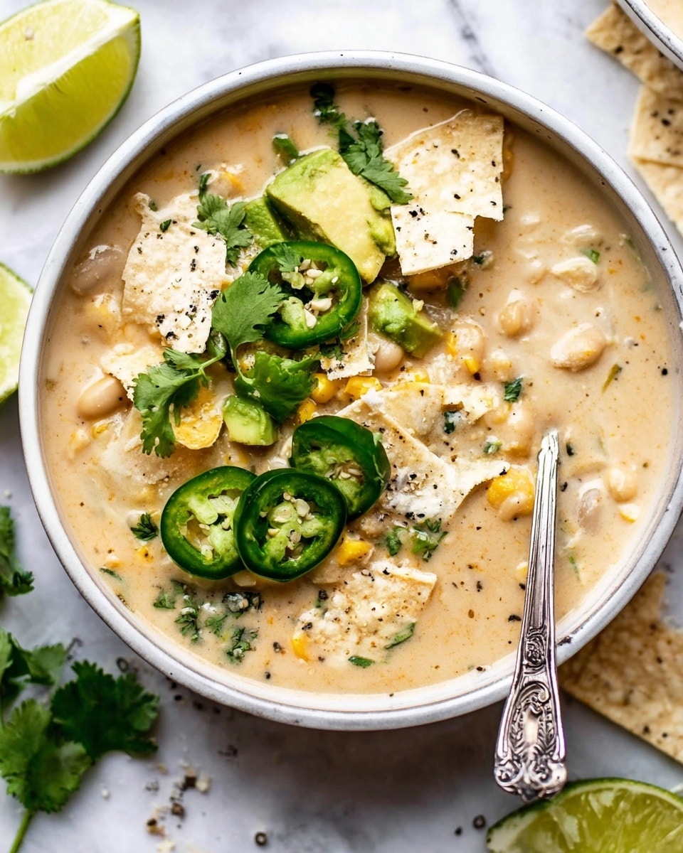 Creamy White Bean Enchilada Soup Recipe