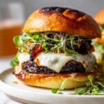 Portobello Romesco Burgers Recipe