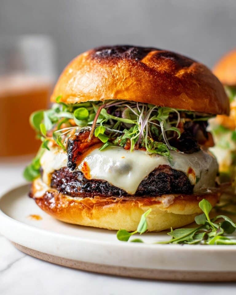 Portobello Romesco Burgers Recipe