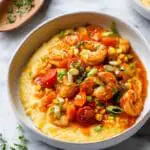 Cajun Shrimp and Fresh Corn Grits Recipe