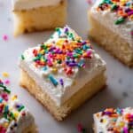 One Bowl Vanilla Cake with Easy Vanilla Buttercream Frosting Recipe