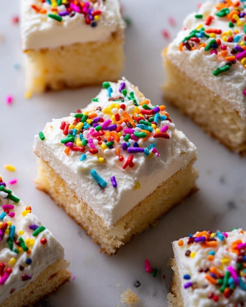 One Bowl Vanilla Cake with Easy Vanilla Buttercream Frosting Recipe
