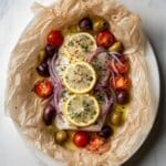 Air Fryer Mediterranean Cod in Parchment Paper Recipe