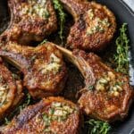 The BEST Pan Seared Lamb Chops Recipe