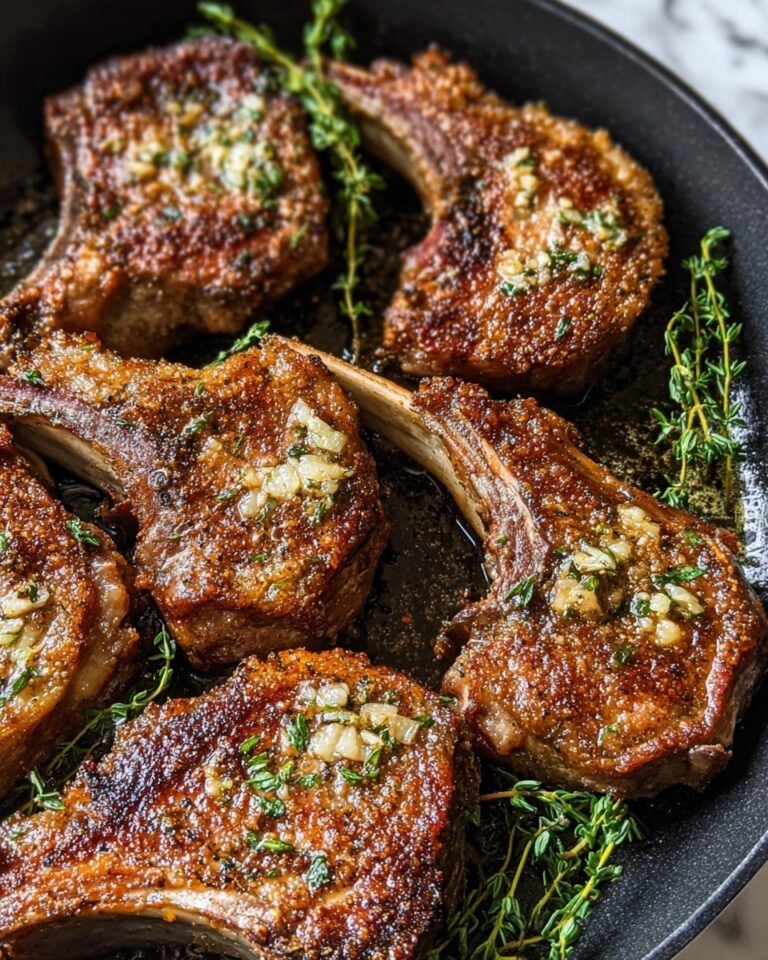 The BEST Pan Seared Lamb Chops Recipe