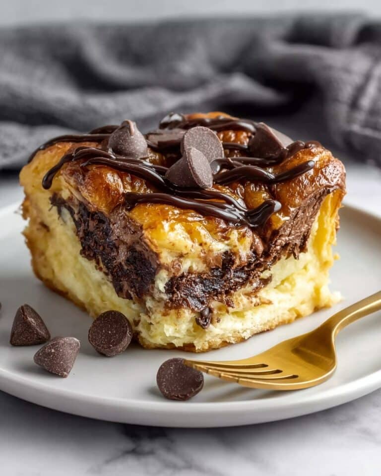 Chocolate Croissant Breakfast Bake Recipe