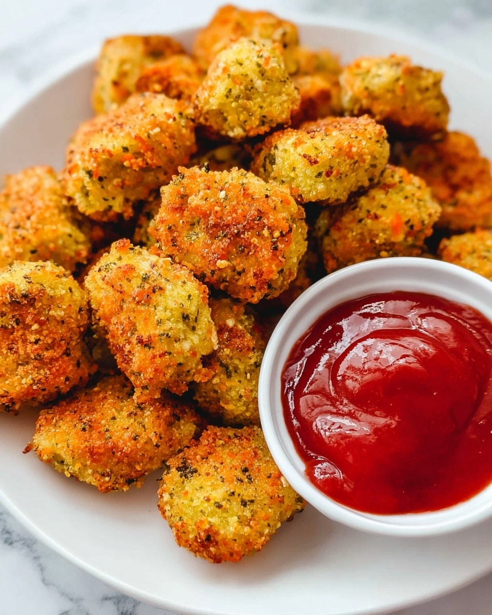 Baked Broccoli Cheddar Tots Recipe