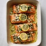 Garlic Butter Ghee Salmon Bake Recipe